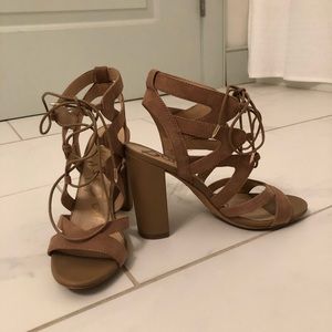 Sam Edelman Yardley Lace Up Heeled Sandal
